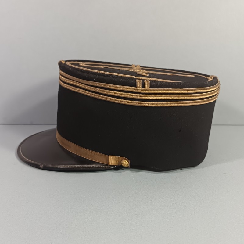 KEPI DE CAPITAINE DU 28 ème REGIMENT DE SAPEURS TELEGRAPHISTES DE TRANSMISSIONS MODELE 1919 - 1931 GUERRE 1939 - 1945